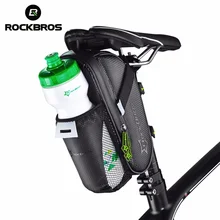 2017 ROCKBROS Bicycle Water Bottle Pocket Waterproof Reflective MTB Bike Saddle Bag Outdoor Sports Cycling Rear Seat Tail Bag