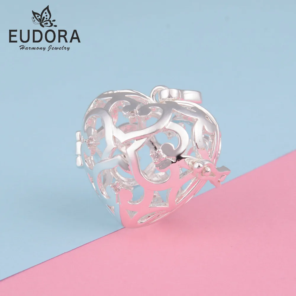 5 шт. ожерелье Eudora Harmony в форме шара сердце цветов подходящее для ожерелья с