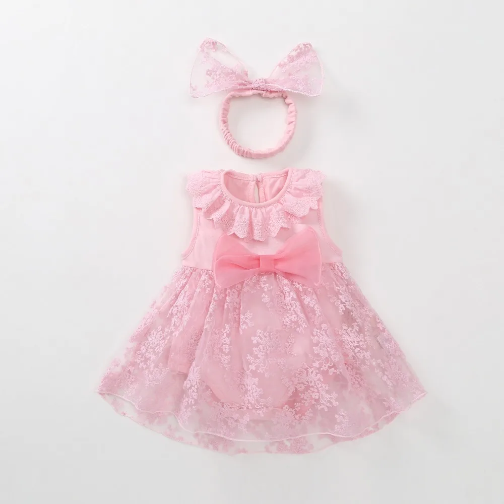 Платье для маленьких девочек летняя одежда детское платье принцессы Свадебное платье для девочек, одежда для малышей Комплект для близнецов от 0 до 1 года, на день рождения, vestido infantil