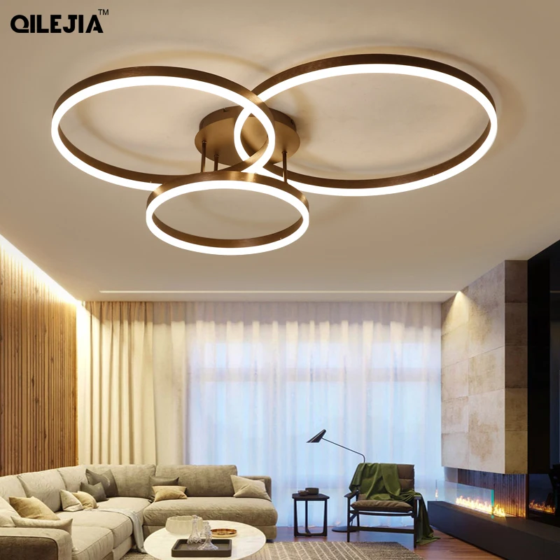 

Led ceiling lights for living room bedroom surface mount remote control lamparas de techo dimming lamp coffee body lights