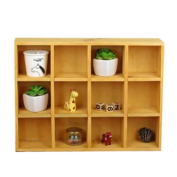 

Retro Large Wood Storage Box 12 Grids Jewelry Organizer Home Wooden Wall Hanging Box Storage Box Wall Hanger Organizadores