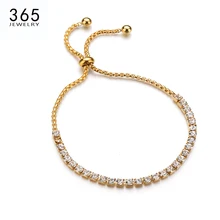 5 цветов Регулируемый Нержавеющая сталь украшения для Для женщин Мода 2 мм фианит Blacelets и браслеты подарок другу