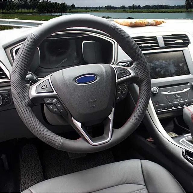 Hand Sched Genuine Length Cover On The Steering Wheel Car Covers Hand Sched Genuine Length Cover On The Steering Wheel Car Covers For Ford Fusion Mondeo 2017