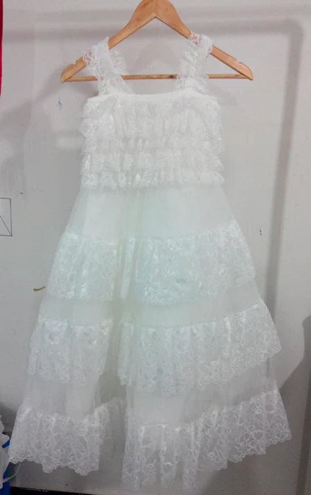 Princess Flower Girl Dresses Real New Ball Communion Party Pageant Dress Lovely Little Girls Kids/Children Dress for Wedding