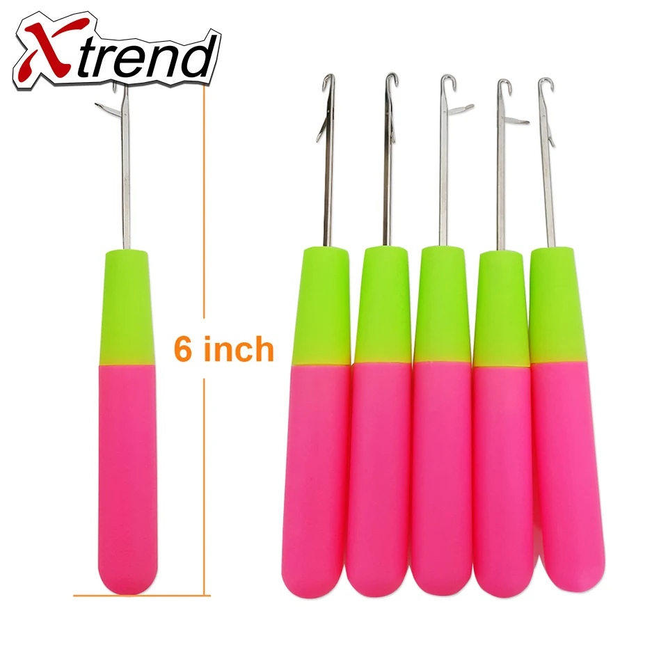 5pcs Plastic Handle Crochet Hooks crochet needles jumbo braiding twist