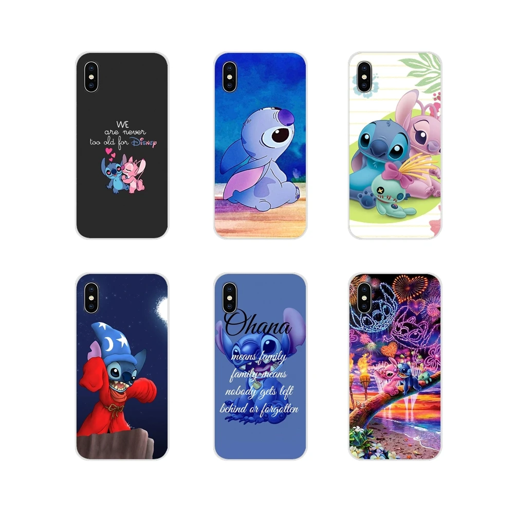 For Samsung Galaxy S3 S4 S5 Mini S6 S7 Edge S8 S9 S10 Lite Plus Note 4 5 8 9 Accessories Phone Shell Cases Lilo and stitch Ohana | Мобильные