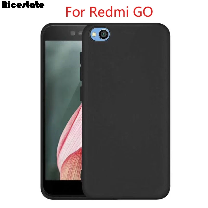 Прозрачный и черный мягкий чехол из ТПУ для телефона Xiaomi Redmi GO 5 0 задняя крышка