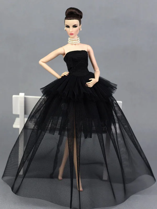 barbie black evening gown