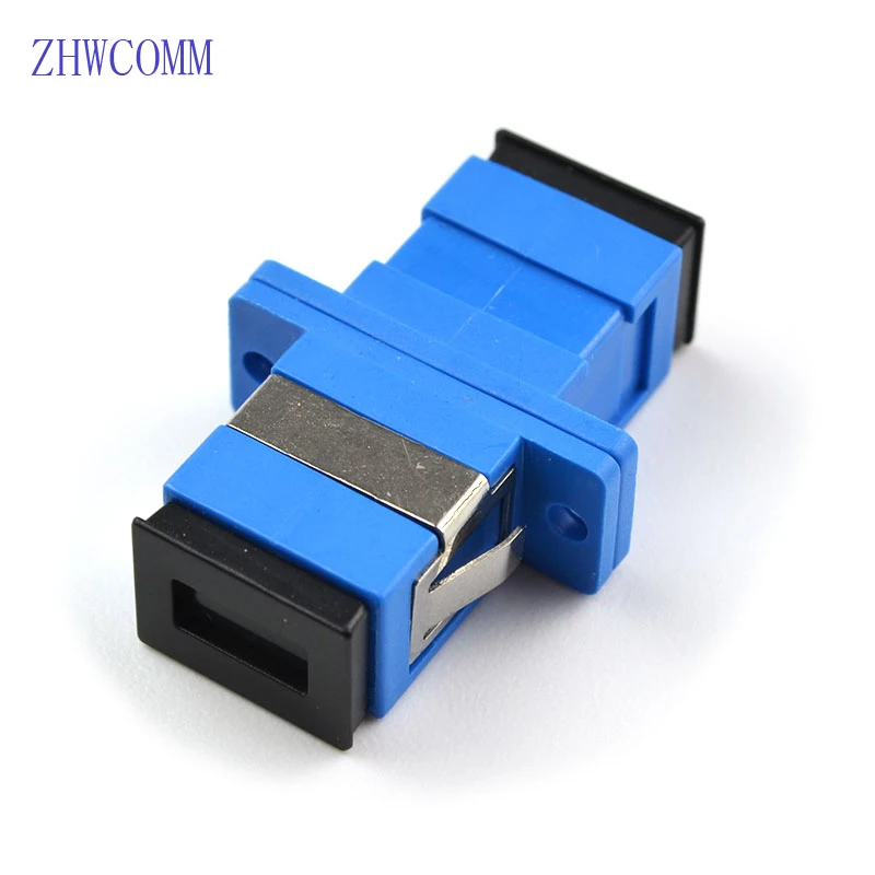 

ZHWCOMM 200PCS High quality SC Singlemode fiber optic adapter SC UPC ptical fiber coupler Fiber flange Free Shipping