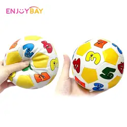 Детские игрушки мяч мультфильм Футбол/футбол с расклешенными погремушка Алфавит Номер обучения развивать интеллект детей раннего