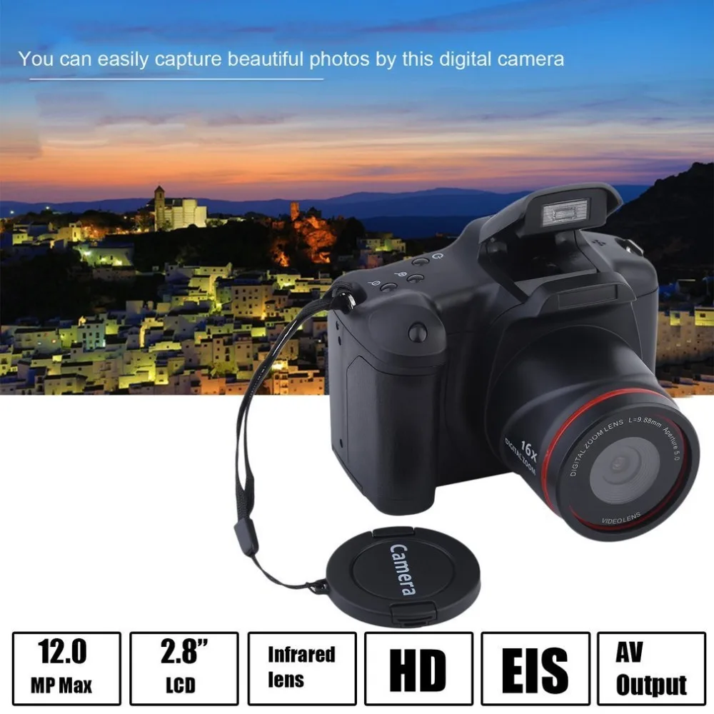

HD Digital Medium/Long Focus Optical Zoom SLR Camera CMOS Manual Operation Home Usage Anti-Shake DV Camcorder
