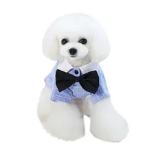 Trsnser Рубашка с рисунком «Собаки» Pet весной и летом желтыми стеклами усы майка костюмы для домашних животных, жилет, комплект одежды их Костюмы для собак 19Apr образования легкой пены. 3 P35