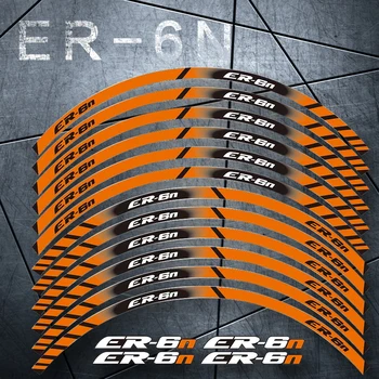 

12 X Thick Edge Outer Rim Sticker Stripe Wheel Decals FIT ALL kawasaki ER-6N ER6N