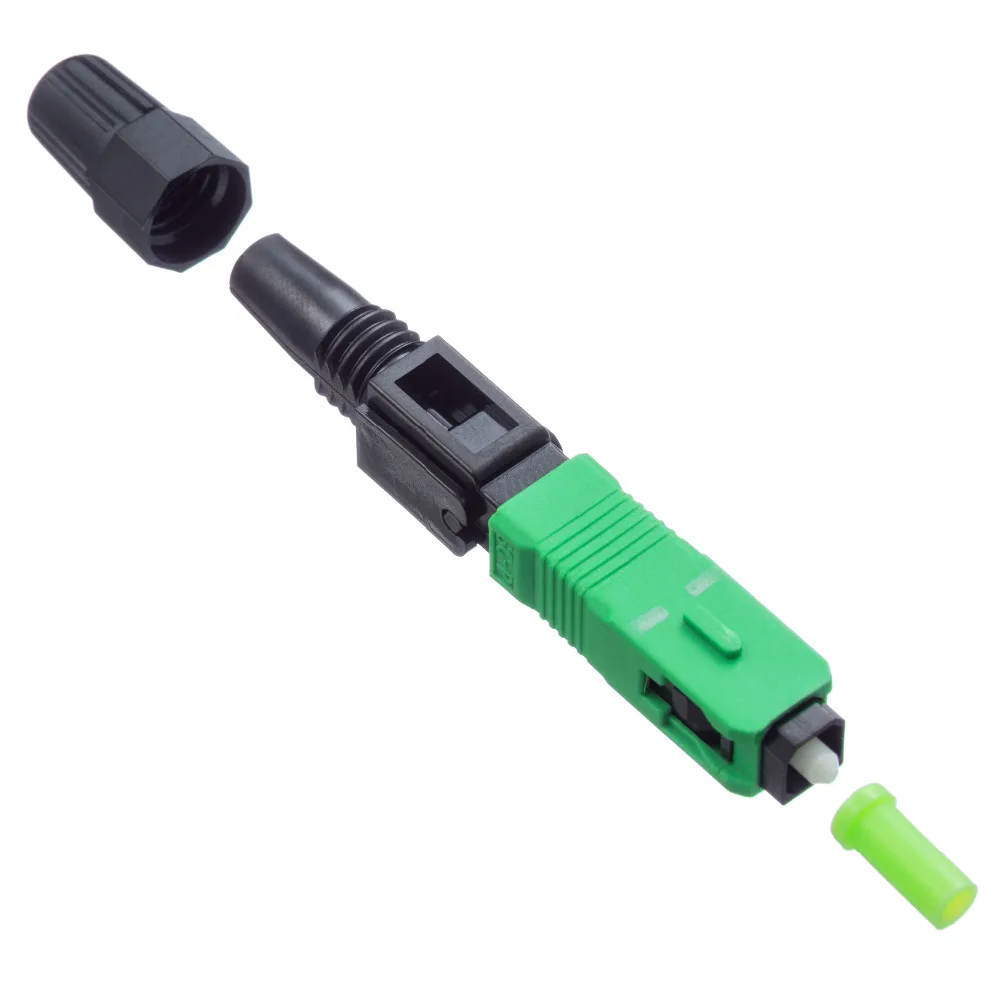 Rápido da Fibra Ótica do sc Apc do Único-modo de 100 Conector Rápido Ótico Caixa Ftth sc Apc Pçs - 6 Conector rápido ótico rápido da fibra ótica