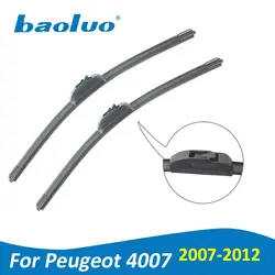 Baoluo стеклоочистителей для Peugeot 4007 24 ''+ 20'' 2007 2008 2009 2010 2011 2012 натуральный каучук, лобовое стекло, автомобиля Интимные аксессуары