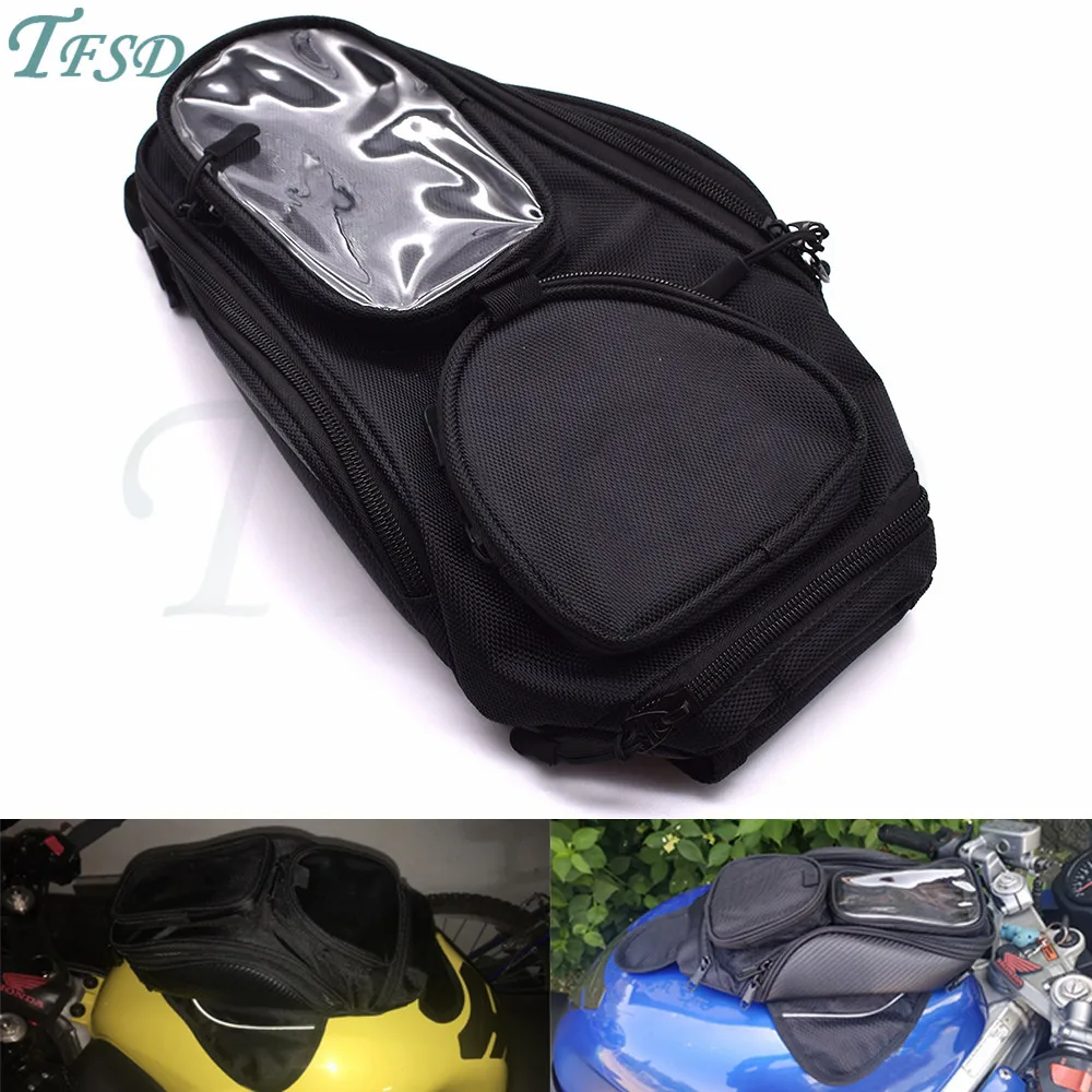 

new waterproof moto fuel tank bag magnetic motorcycle saddle bag backpack mobile phone navigation For BMW K1200R SPORT R1200S