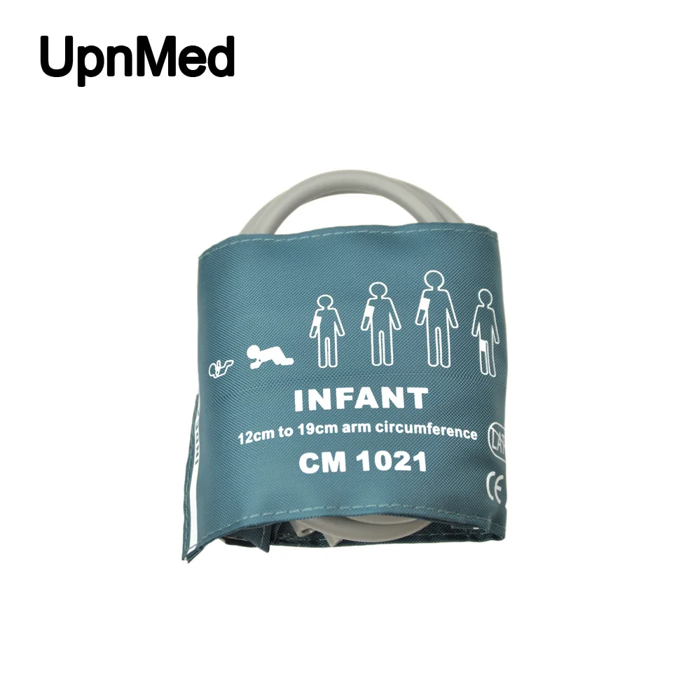 

CM Nylon Infant dual tube Blood pressure NIBP cuff 12-19cm