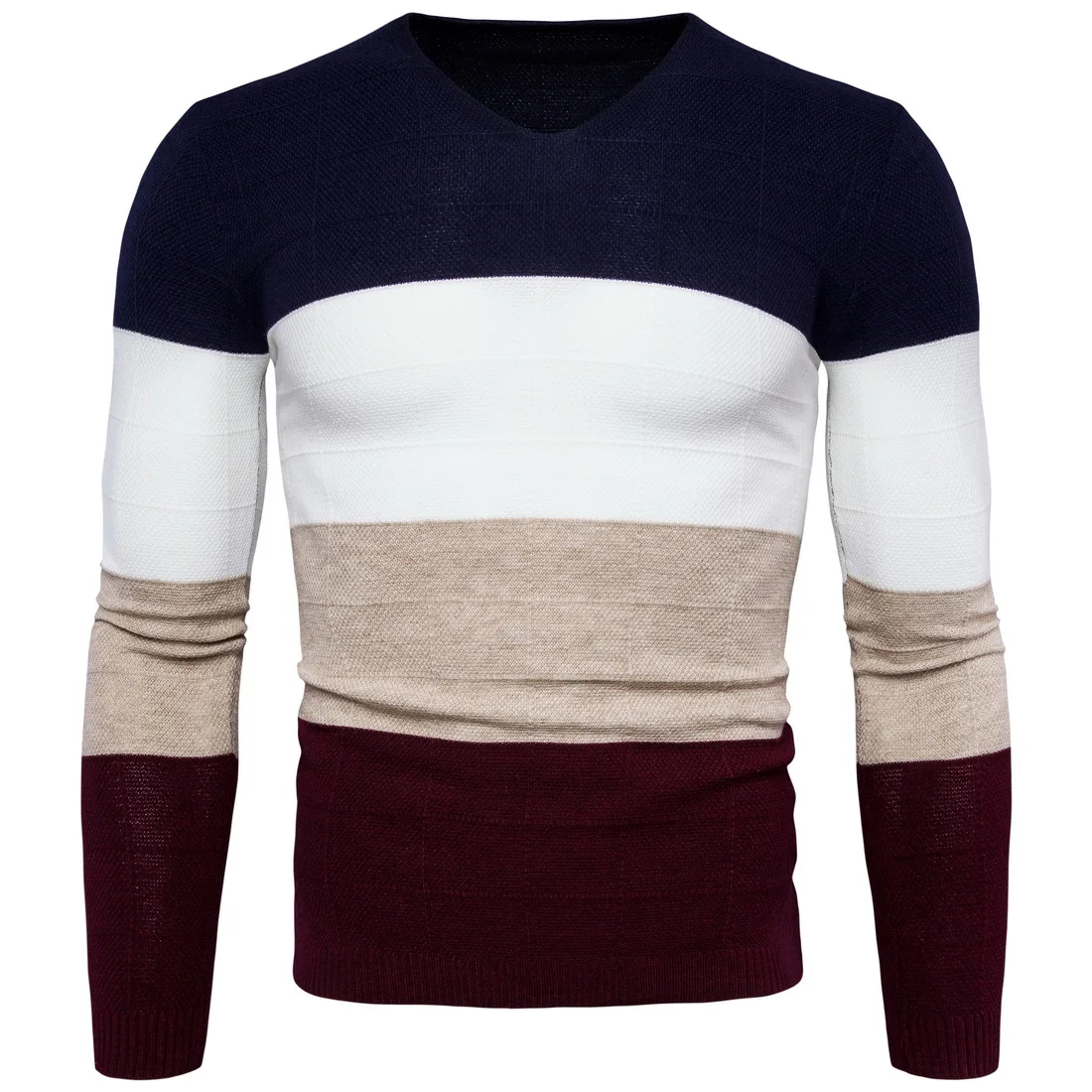 Sweater Pullover Men 2018 Male Brand Casual Slim Sweaters Men High