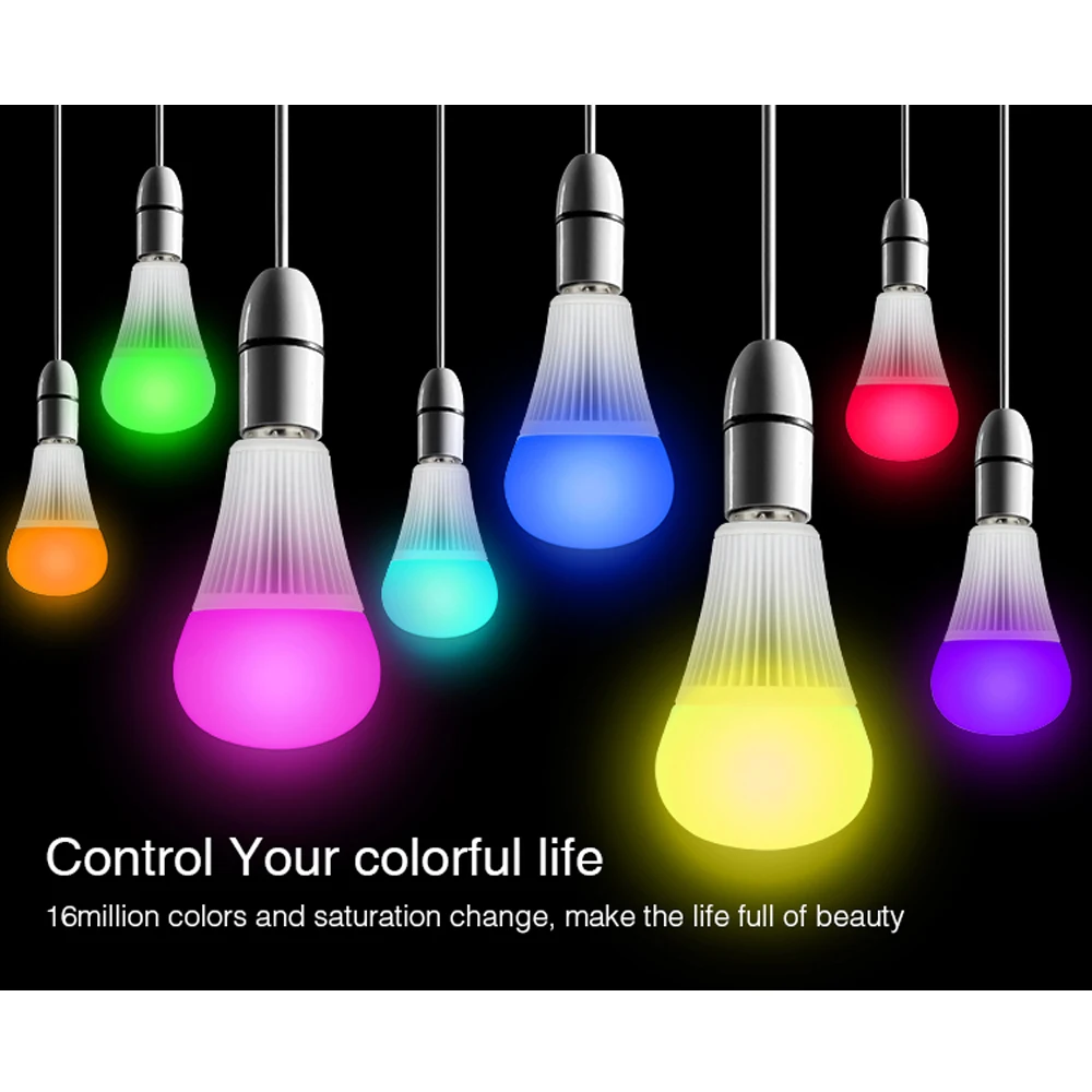 Mi. light 2 4G 4W 5W 6W 9W 12W светодиодные лампы GU10 E27 светодиодная лампа Smart CCT RGBW RGBWW RGB +