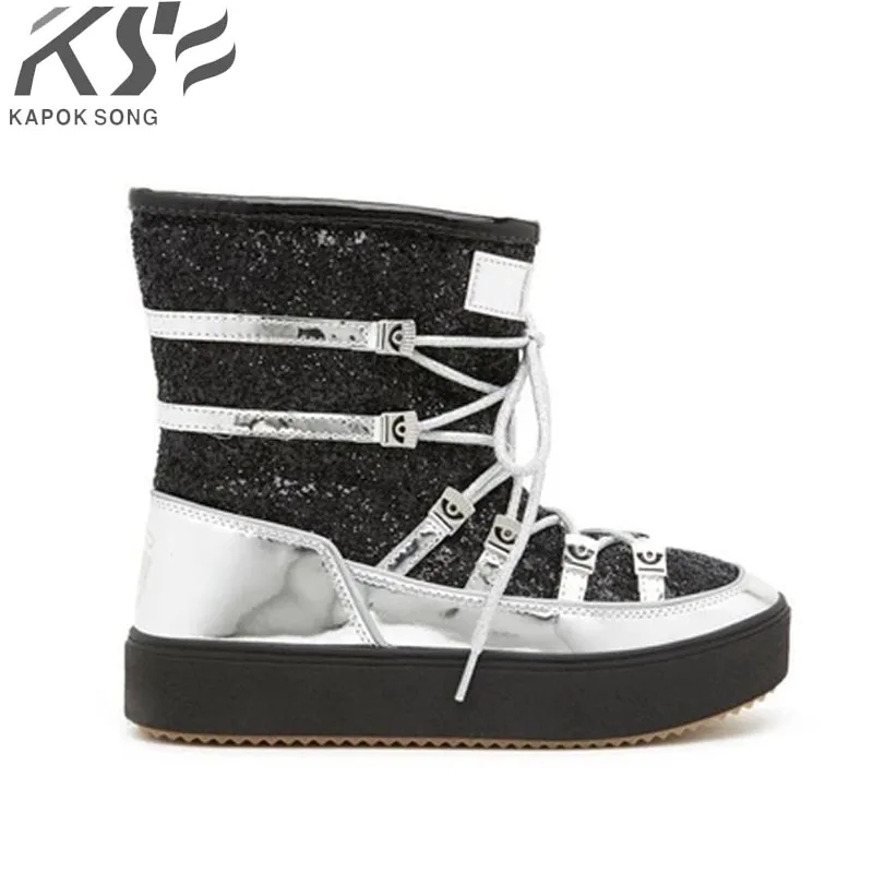 

branded model boots luxury designer leather and wool thick warm boot women shoes genuine quality fashional warm winter g boots