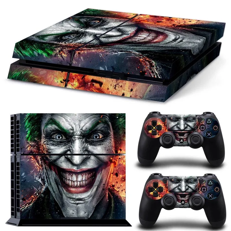 Joker для PS4, Виниловая наклейка для sony playstation 4, консоль и 2 контроллера, наклейка, аксессуары для игр - Цвет: 7