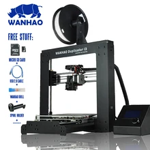 Печать размер: 200*200*180 мм 2016 Wanhao дубликатор V2.1 I3 3d-принтер. Металлический Каркас Reprap комплект с Высокой Точностью, обои для рабочего