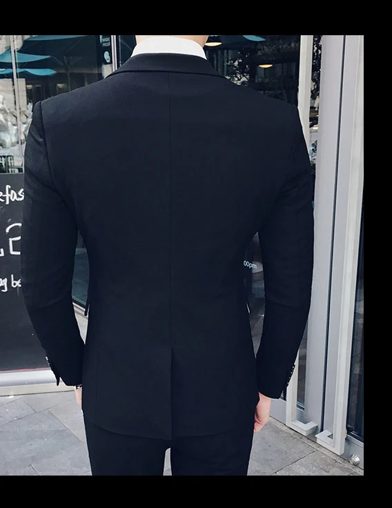 Gentleman Business Suits Slim Fit Suits for Men Wedding Suits Tuxedo Party Dress Professional 3Pcs Suits Single Breasted