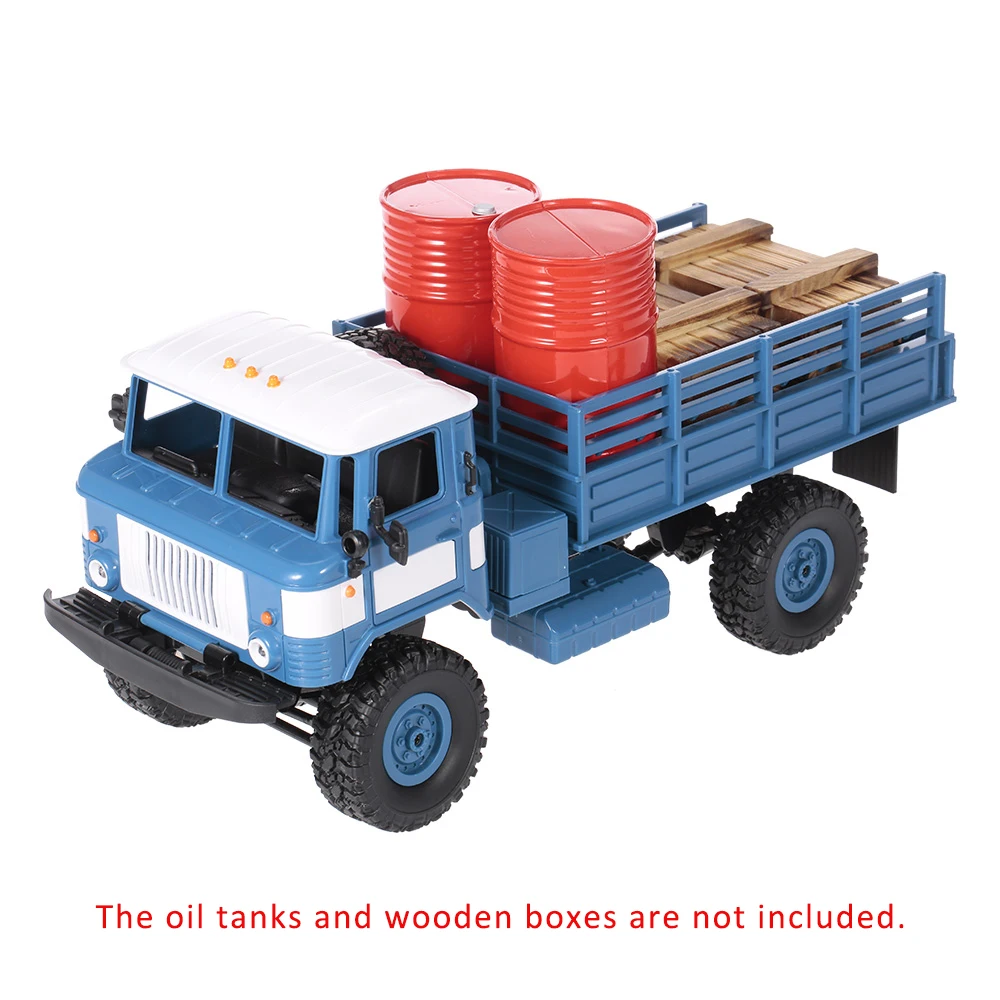 B-24 116 RC Car 2.4GHz RC militar Truck Off-road Army Car Radio Control Electric Vehicle With LED Light RTR RC Toys Gifts (18)