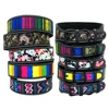 Nylon Dog Collar Reflective Pet Dogs Collars Breathable Padded Striped Pitbull German Shepherd Medium Large Dogs Collar S M L 2