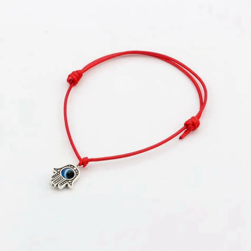 20pcs Hamsa Hand Eye Lucky Red Color Spiritual Bracelets Success 20pcs Hamsa Hand Eye Lucky Red Color Spiritual Bracelets Success Protection S112l28 In Charm From Jewelry Accessories On Aliexpress