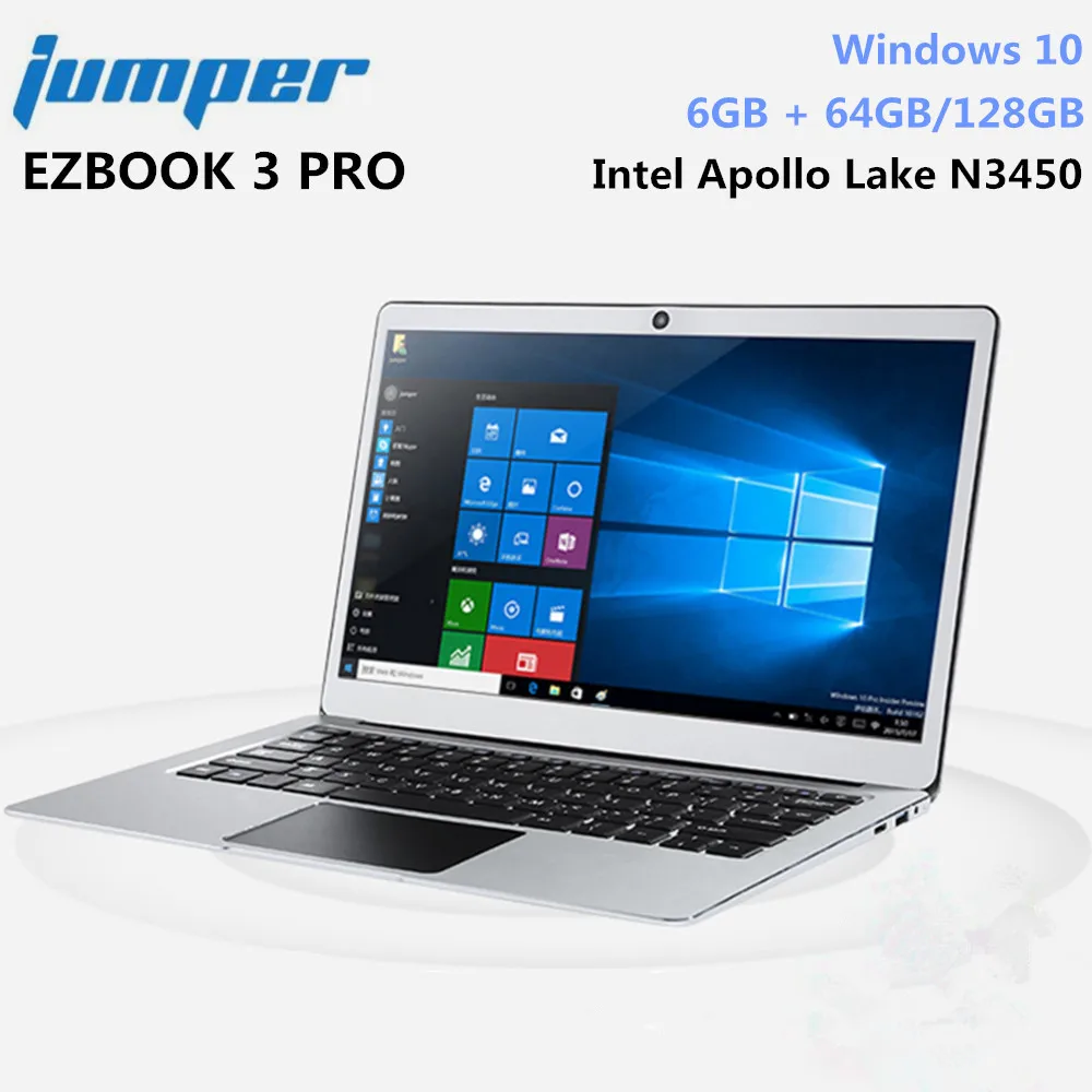 Jumper EZBOOK 3 PRO Ноутбук 13 &quotFHD ips ноутбук Windows 10 Intel N3450 четырехъядерный 1 ГГц 6 ГБ + 128 2 4