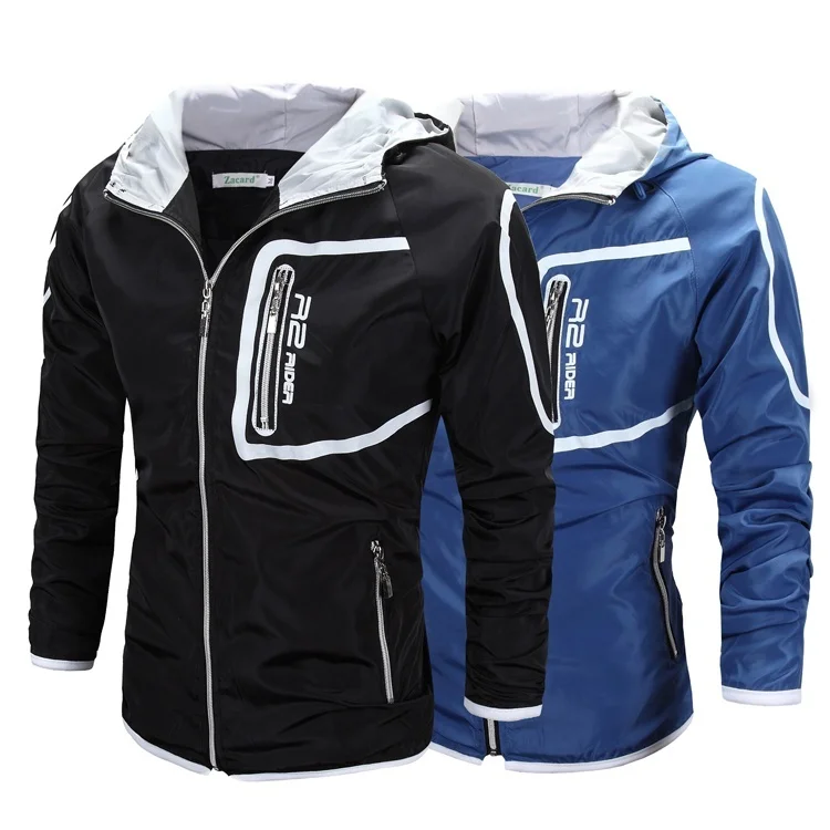 

Geek New Spring And Summer Men Jacket Sunscreen Printing Slim Casual
