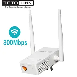 TOTOLINK ex200 300 Мбит/с Беспроводной Wi-Fi Range Extender, Беспроводной Wi-Fi ретранслятор с 2 * 4dbi внешних антенн, wi-fi Легкая установка
