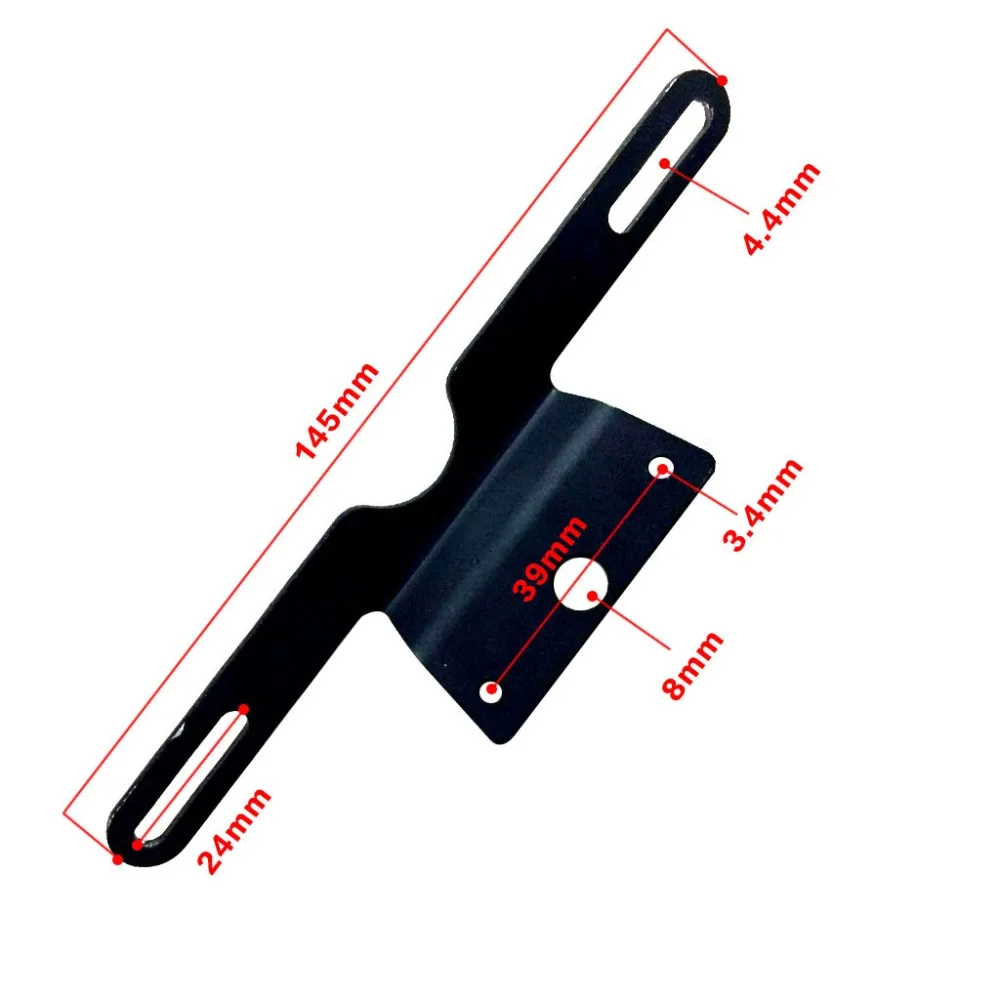 Мотоцикл регистрации номерные знаки светильник держатель неподвижной рамы мото металлический Железный кронштейн мотоцикл универсальные модифицированные аксессуары