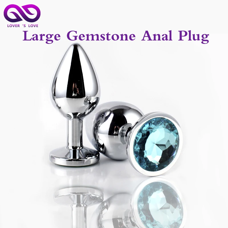 Large Size Hot Stainless Steel Crystal Jewelry Anal Beads Prostate
