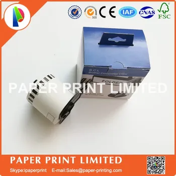 

1 Roll Compatible DK-22113 Label 62mm*15.24M Continuous Compatible for Brother Label Printer Half Transparent Material
