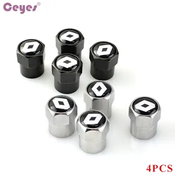

Ceyes Auto Caps Car Styling Case For Renault Clio Laguna 2 Megane 2 3 Duster Logan Captur Emblems Accessories Car-Styling 4pcs