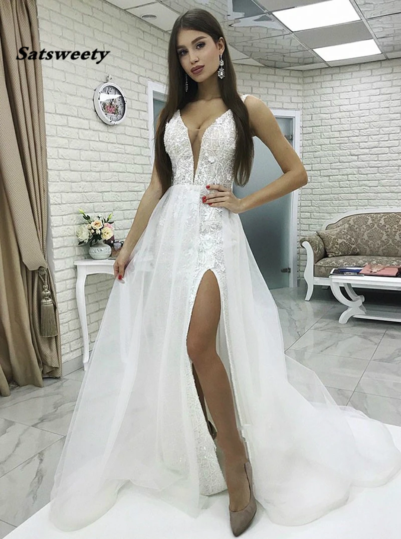 white prom dress