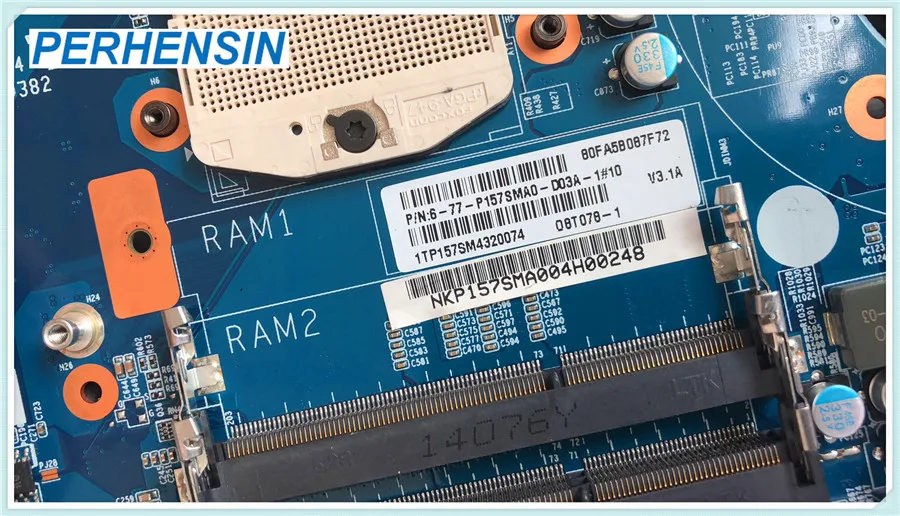 FOR Hasee FOR Raytheon FOR CLEVO P157SM Laptop Motherboard 6 71 P15S0 DA3A 100 WORK PERFECTLY