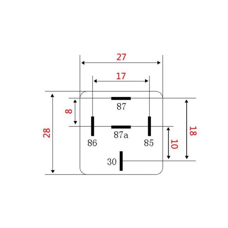 SPST 4 Pin/SPDT 5 Pin опционально с зеленый светодиодный свет и Керамика гнездо 80A/100A Водонепроницаемый автомобильные реле 12 V/24 V