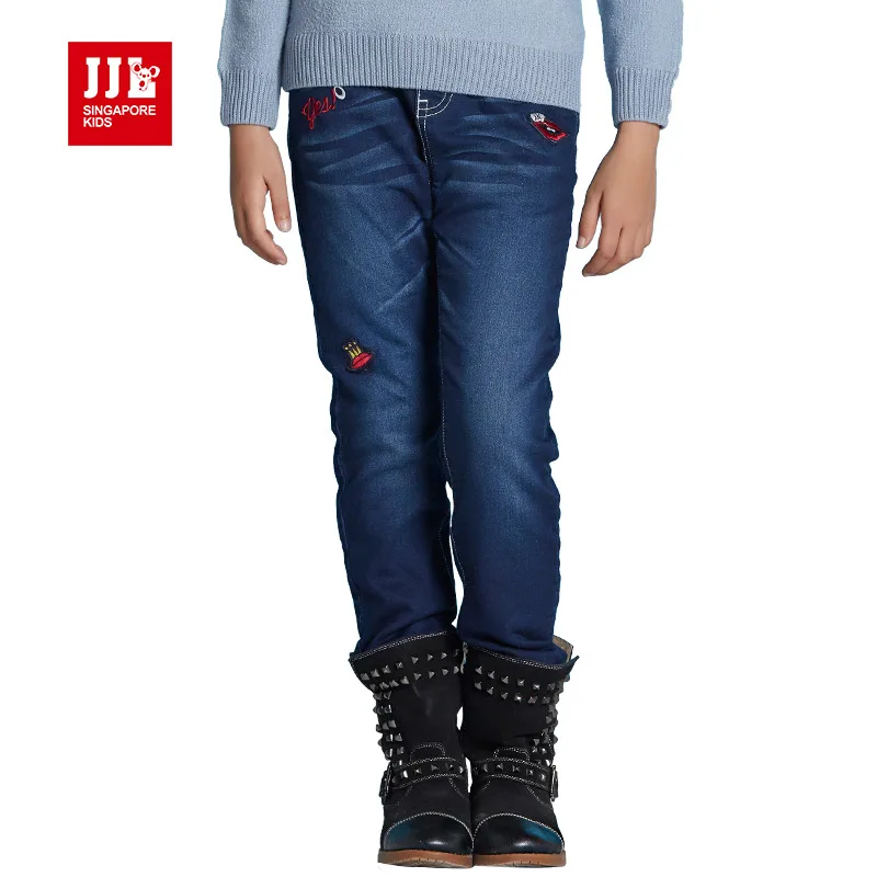 jeans with warm lining