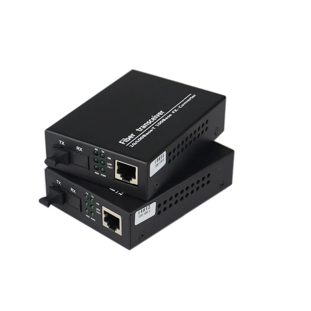 Fiber Optical Communication Equipment 10/100M Media Converter Fast Ethernet fiber optic transceivers 100Mbps SC port 25KM Fiber Optical Communication Equipment 10/100M Media Converter Fast Ethernet fiber optic transceivers 100Mbps SC port 25KM
