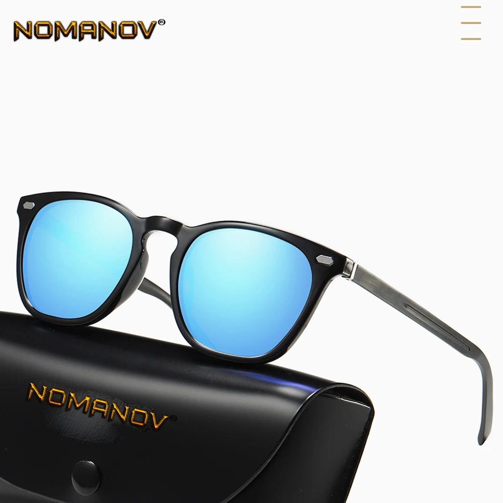 

2019 New Fashion Retro Tr90 Blur Sun Glasses Polarized Mirror Sunglasses Custom Made Myopia Minus Prescription Lens -1 To -6