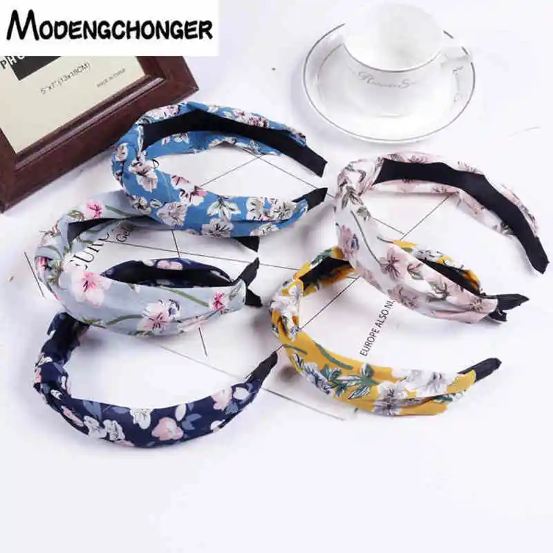 

Women Girls Hairband Turban Bohemia Hair Band Print Flowers Headband Knot Hair Bezel Headwear Fashion Hair Hoop Hair Accessories