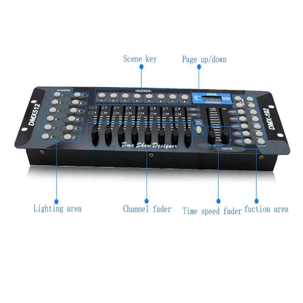 Беспроводной консольный контроллер DMX 512 светильник с движущейся головкой 192