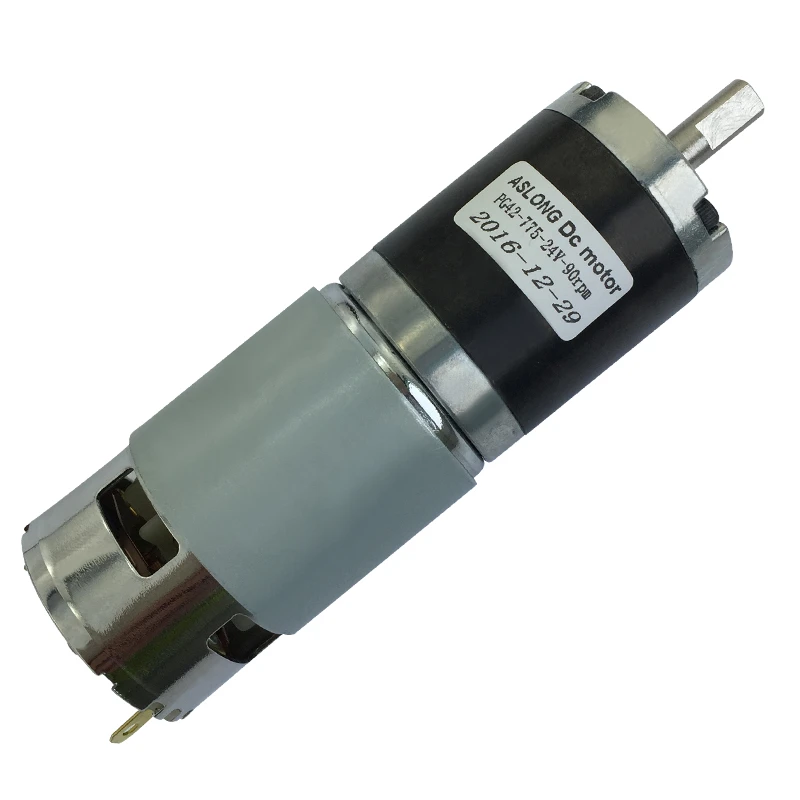 

PG42-775 precision planetary gear motor 42 gearbox high torque reducer motor 24V 90rpm LF1
