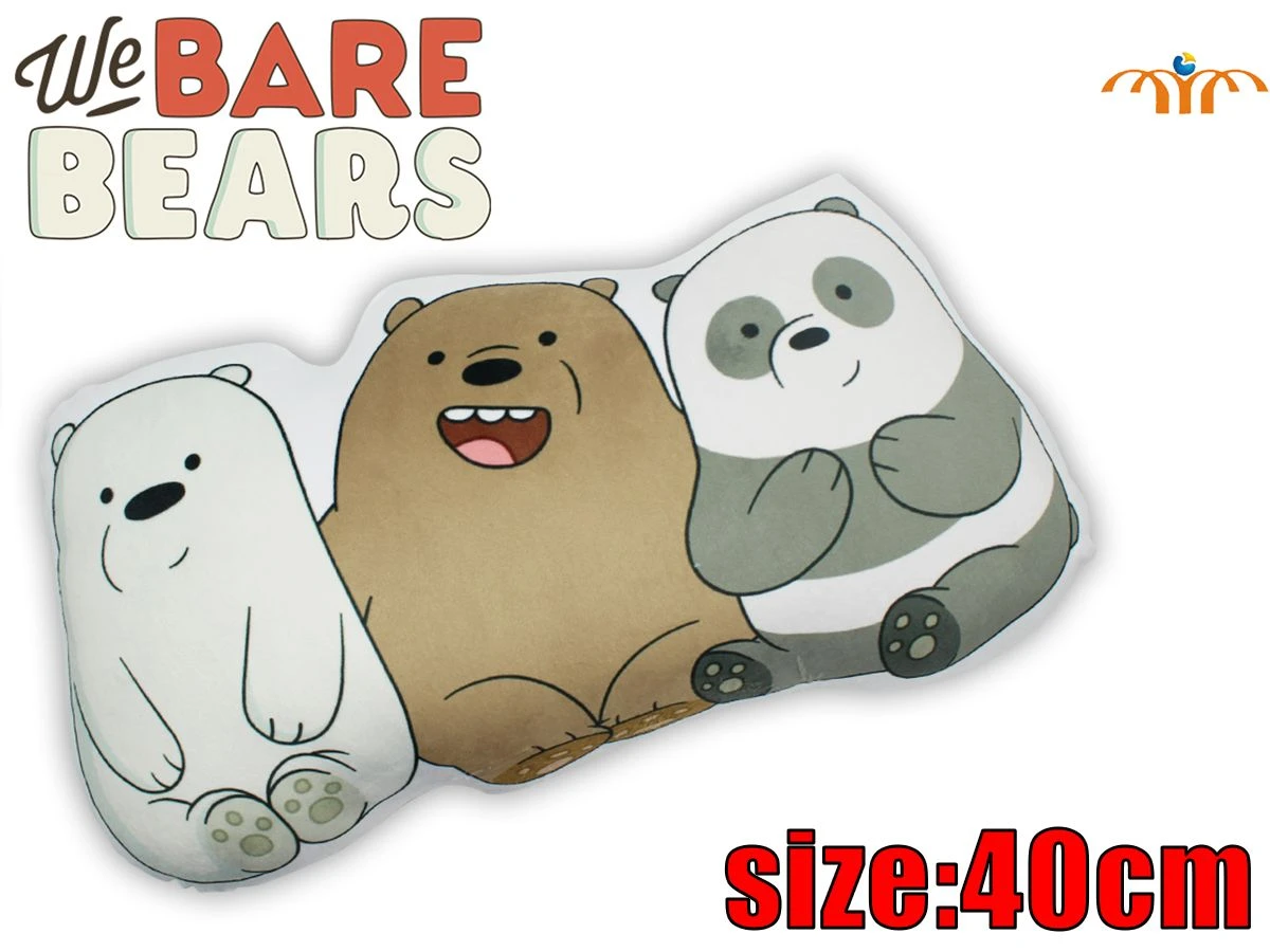 we bare bears seal plush