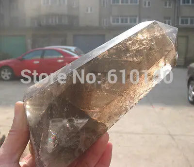 

0000000r88Q00++1275g NATURAL SMOKY CITRINE QUARTZ CRYSTAL POINT Healing