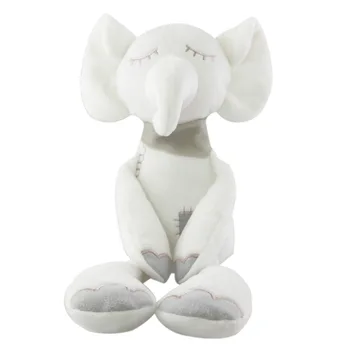 

Cute White Elephant Plush Dolls Infant Soft For Sleeping Stuffed Animals Plush Toys Baby 's Playmate Birthday Gifts for Children