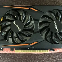 GIGABYTE Видеокарта GTX 1050 Ti 4 ГБ 128 бит GDDR5 видеокарты для nVIDIA VGA карты Geforce GTX 1050ti Hdmi Dvi игры 105 б/у